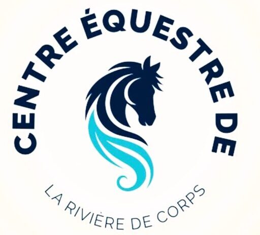 Le logo du centre équestre de la Rivière-de-Corps